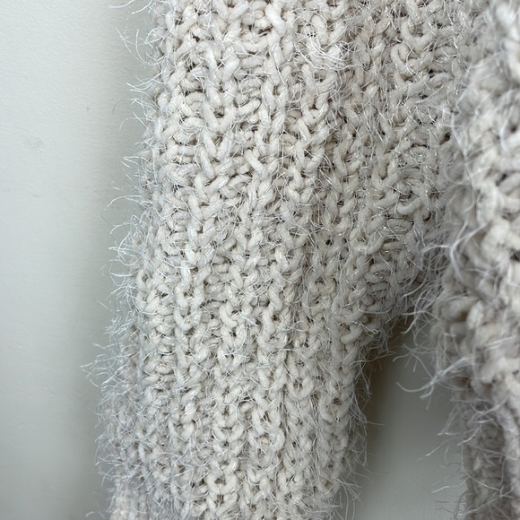 Woven Heart || Knitted Sweater Crewneck with Ties on Waist; Size Small - Picture 11 of 14